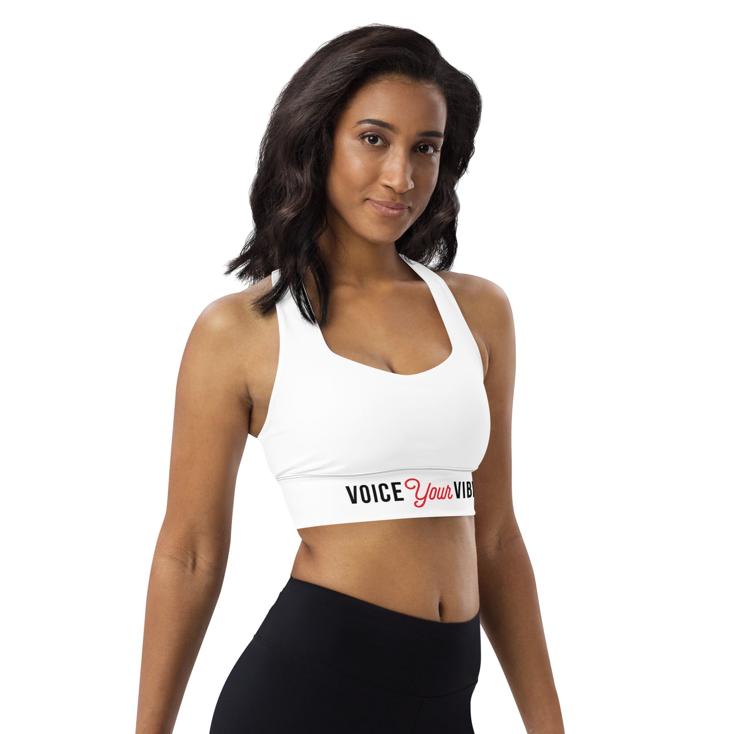 Voice Your Vibe Special Edition Longline Sports Bra