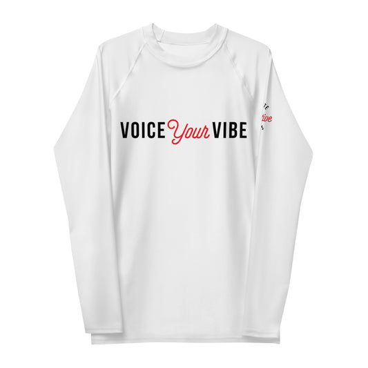 Voice Your Vibe Men's Rash Guard
