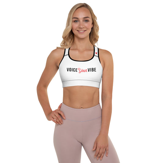 Voice Your Vibe Special Edition Padded Sports Bra