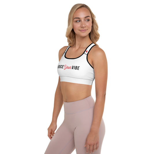 Voice Your Vibe Special Edition Padded Sports Bra