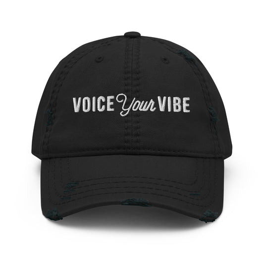 Voice Your Vibe Distressed Hat