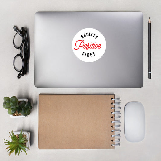 Radiate Positive Vibes Bubble-Free Sticker