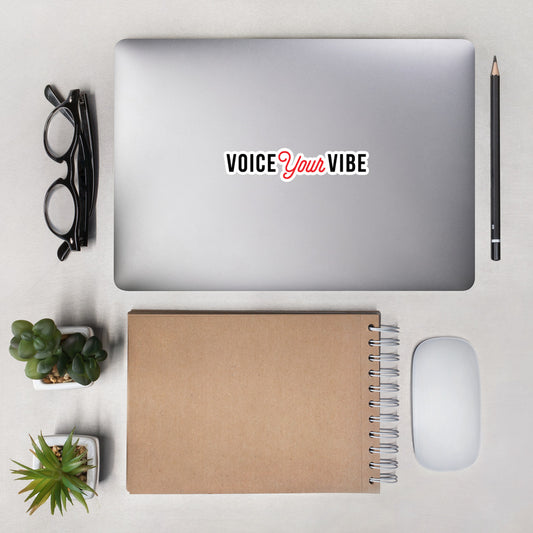 Voice Your Vibe Bubble-Free Sticker