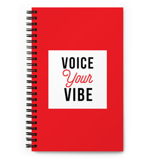 Voice Your Vibe Spiral Notebook
