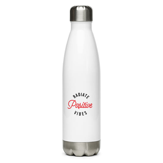 Radiate Positive Vibes With "V" Stainless Steel Water Bottle