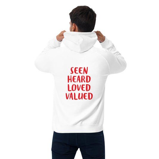 Radiating Real Seen. Heard. Loved. Valued. Hoodie
