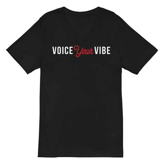 Voice Your Vibe Short Sleeve V-Neck T-Shirt