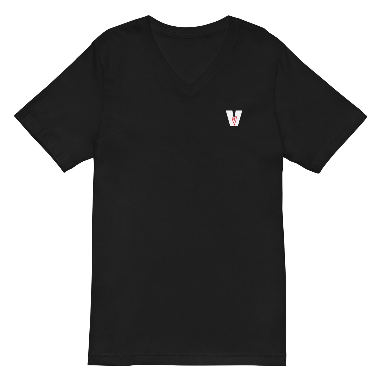 Radiating Real Short Sleeve V-Neck T-Shirt